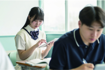 自分のタブレットで一流の予備校講師の講義を受けられる